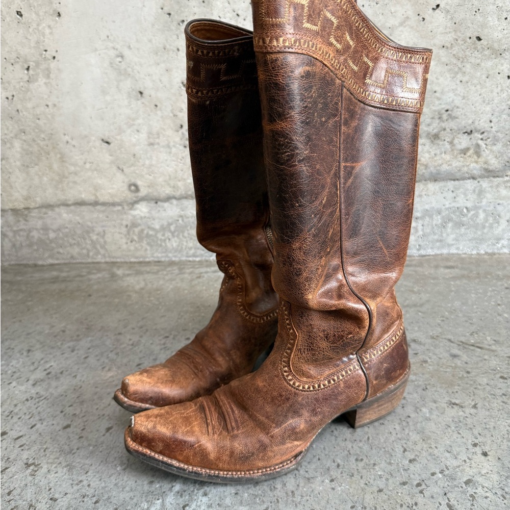 Ariat Distressed Brown Leather Boots